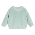 thumbnail image 4 of HAiming Kids Sweaters Long Sleeve Ribbed Knit Solid Color Casual Pullover Undershirts Fall Winter Going out Sweatshirts, 4 of 9
