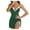 Green, variant on PMVFHDE Women Cute Bow Lace Side Slit Slim Sling Nightdress Dress for Elegant Sleepwear and Occasions Red,XL
