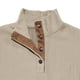 thumbnail image 5 of pstuiky camisetas de manga larga para hombre, Camiseta informal de manga larga con cuello alto y medio botón para hombre, transpirable, de color sólido top de hombre m, 5 of 8