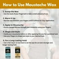 thumbnail image 5 of Leaf Aura Moustache Wax-STRONG HOLD (Unscented), Made In Canada,15g, 5 of 5