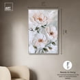 thumbnail image 5 of White Mirage III Canvas Print Floral Wall Decor by Art Remedy, Silver Frame, 30 x 45, 5 of 7