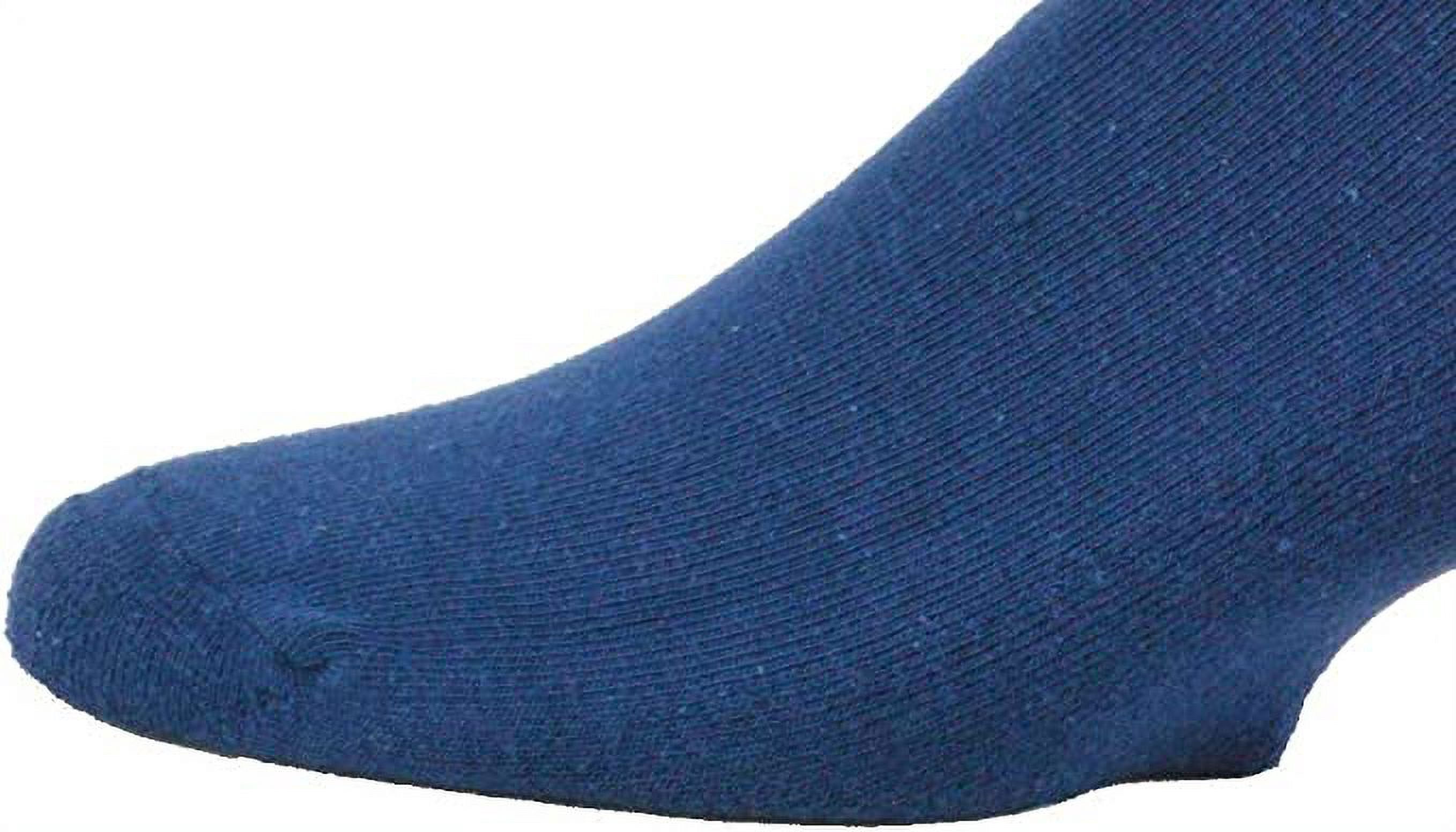 Sierra Socks Men's Ankle Socks, Cushioned, Non-Binding, Navy, 3 Pair Pack