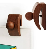 FURNIX Tapestry Hangers,Quilt Hangers For Wall Hangings,Blanket Hanger Clamps,Carpet Rug Display,Wooden Clips