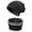 Black, variant on Maylisacc Unisex Winter Fleece Beanie Hat Scarf Set for Men Women