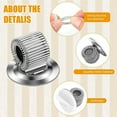 thumbnail image 7 of 24 Pcs Manganese Steel Pen Holder Self Adhesive Pen Pencil Organizer with Adjustable Spring Loop, 7 of 7