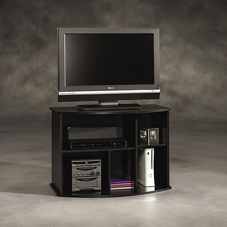 Sauder Beginnings Black TV Stand, for TVs up to 35"