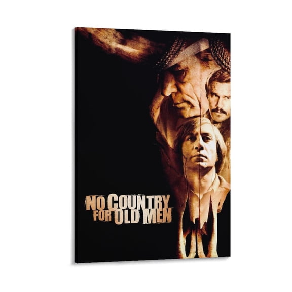 No Country for Old Men Movie Poster Wall Art Poster Scroll Canvas Painting Picture Living Room Decor Home 16x24inch(40x60cm)