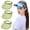 Lemon, variant on Women's Sun Visor Hats 3 Pack PVC Plastic Visors Wide Brim Clear Sun Hat Summer UV Protection Beach Cap UPF 50
