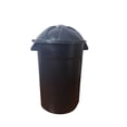 thumbnail image 1 of Bote negro plasvic 100 Lts. Con tapa domo, 1 of 4