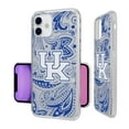 thumbnail image 2 of Kentucky Wildcats iPhone Paisley Design Clear Case, 2 of 7