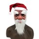 thumbnail image 1 of Máscara de látex para cosplay con diseño navideño de hombre viejo para adultos, 1 of 1