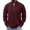 Wine # Mens Shirts, variant on Vetsdori Corduroy Tshirts for Men 1/4 Zipper Sport Pullover Winter Long Sleeve Big and Tall Casual Plain Mens Shirts Henley