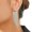 silver-Sloping bottom, variant on Versatile Slanted Earrings Suitable Weddings Everyday Outfits Women