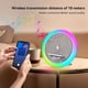 thumbnail image 2 of Reloj Despertador Portátil con Bluetooth, Altavoz con Luz LED, Carga Inalámbrica de 15 W, Sonido , Ayuda para Dormir y Reproductor de Música., 2 of 5