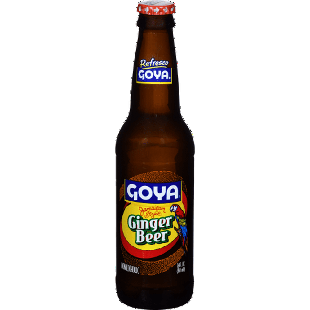 24 PACKS Goya Refresco Ginger Beer Soda, 12 Ounce