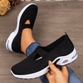 thumbnail image 4 of Dakaela Women's Slip on Orthopedic Sneakers Breathable Mesh Knitted Walking Shoes with Wide Width Arch Support Non Slip Sole Size 6, 4 of 7