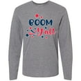 thumbnail image 3 of Inktastic 4th of July Boom Y'all with Red White and Blue Stars Long Sleeve T-Shirt, 3 of 5