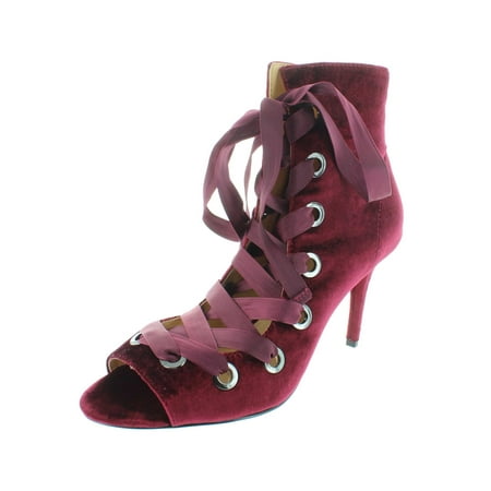 Daya by Zendaya Womens Nadine Velvet Ribbon Shooties