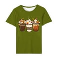 thumbnail image 2 of Lilgiuy Fall Pumpkin Shirts Womens Casual Autumn Thanksgiving Graphic Tees Halloween Tops for Going Out Shopping, 2 of 3