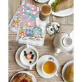thumbnail image 4 of Gray Easter Kitchen Dish Towels for Drying Dishes Set of 2, Spring Polka Dots Bunny Easter Eggs Plaid Waffle Weave Microfiber Hand Tea Bathroom Towels Quick Dry & Absorbent Towel 15.7x23.6, 4 of 7
