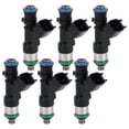 thumbnail image 1 of Inyector de combustible Unique Bargains No.04591986AA para Dodge Avenger R/T 08-10 2.7L 3.5L Boquilla de inyección de combustible Negra 6 Pcs, 1 of 6