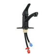 thumbnail image 3 of 9in Black Single Lever Bathroom Faucet One Hole Installation - Non-Metallic One Handle RV  Tub Spout, 3 of 7