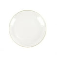 thumbnail image 6 of Efavormart 10 Pack | Clear Hammered 9" Round Plastic Dessert Appetizer Plates With Gold Rim, Disposable Salad Party Plate, 6 of 11