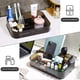 thumbnail image 4 of Acrylic Makeup Organizer, Dresser Storage Tray, Skin Care Display with 12 Compartments for Lipstick, Brushes, Perfume (Black), 4 of 4