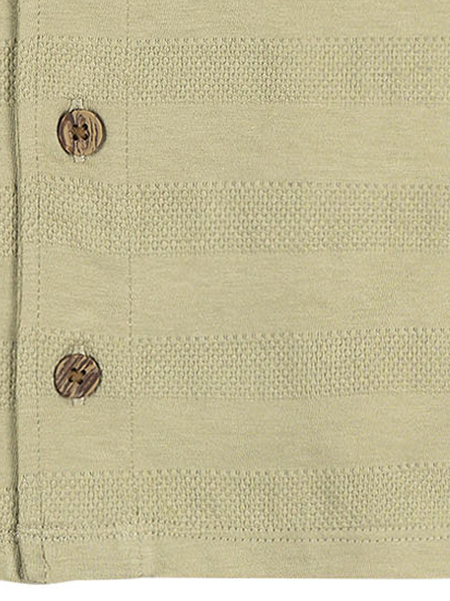 Modern Moments by Gerber Baby and Toddler Boy Organic Button Up Collar Top, Sizes 0/3 Months - 5T