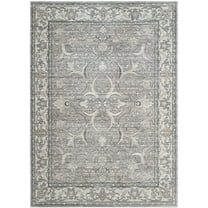 SAFAVIEH Valencia Jermaine Oriental Polyester Area Rug, Mauve/Cream, 5' x 8'