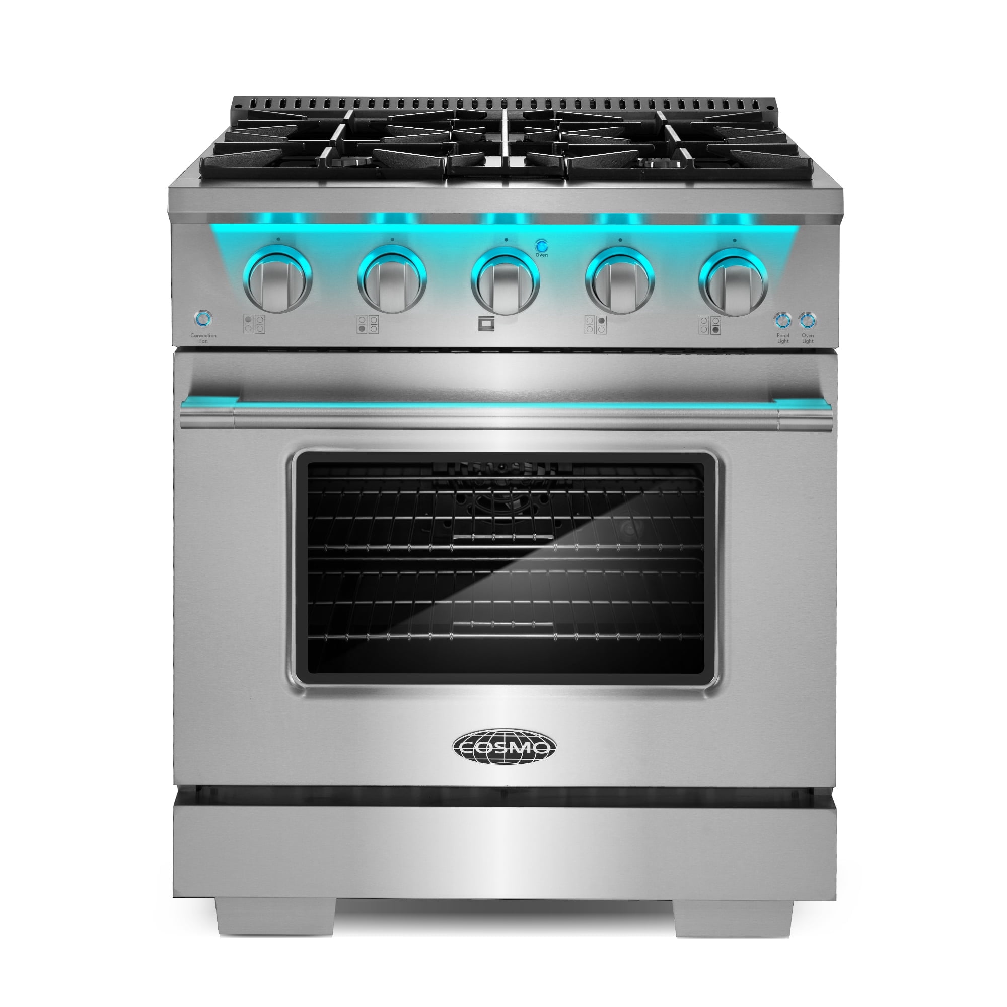 30 in. Vista Collection 3.5 cu. ft. 4 Burners Gas Range in Stainless Steel