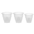 thumbnail image 3 of White Resin Flower Pot for Home Decor Durable and Breathable Planter for Succulents 15cm and 12cm Diameter, 3 of 5