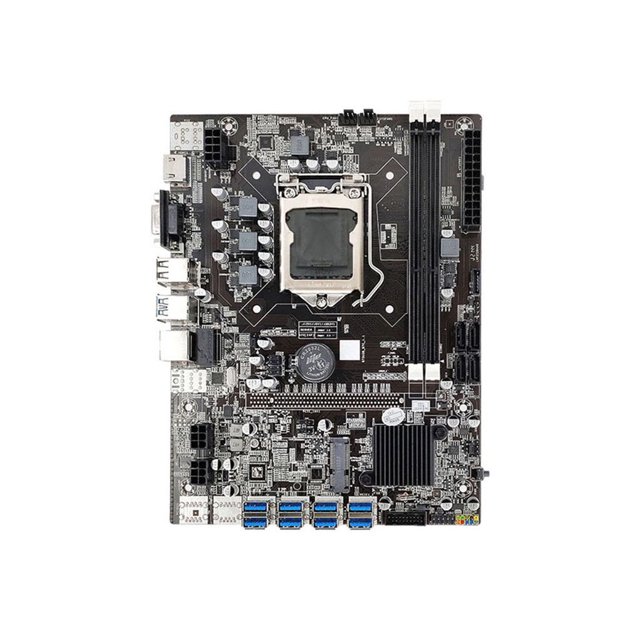 Seitruly Tableros principales de PC B75, escritorio profesional multifuncional, suministro de PC B75, ranura LGA 1155, fácil de instalar, Juegos de teclado y mouse para computadora