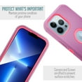 thumbnail image 3 of for Apple iPhone 13 PRO 6.1" Phone Case Dual Layer Full-Body Rugged Clear Back Case Drop Resistant Shockproof Case with Built In Screen Protector, 3 of 4