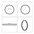thumbnail image 3 of MERRYHAPY Ponytail Hair Ties De Elástica Negras Resistentes Sin Metal Para Tipo De Y Estilos, 3 of 5