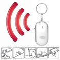 thumbnail image 3 of Alarme anti-perte, localisateur de clés, sac, sifflet, contrôle sonore, avec batterie, blanc, 3 of 4