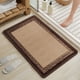 thumbnail image 4 of Alfombra De Lino Alfombra de baño absorbente y antideslizante de 40 x 60 cm para entrada y dormitorio (beige, 1 unidad) JASKFLY, 4 of 8