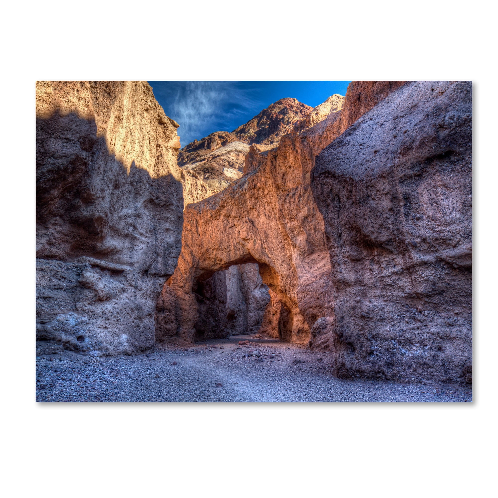 Trademark Fine Art "Natural Bridge" Canvas Art by Pierre Leclerc