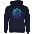 thumbnail image 1 of Kraken Chandail à Capuchon pour Hommes Octopus Ocean Retro Sunset Circle, 1 of 1