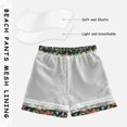 thumbnail image 3 of FORMRS Boys Swim Trunks Quick Dry Mesh Liner Boardshorts Sizes XS-XL, Christmas Bows, 3 of 7