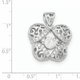 925 Sterling Silver Vibrant Cubique Zircone Cz Pendentif Pendentif Collier – image 2 sur 6