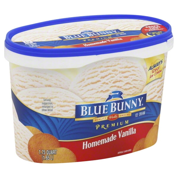 Wells Dairy Blue Bunny Premium Ice Cream 1 75 Qt