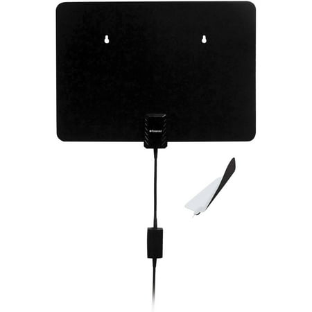 Polaroid ATA-3650P Amplified Ultra Thin Omni-Directional HDTV Indoor Antenna, Reversible, Black/White Polaroid ATA-3650P Amplified Ultra Thin Omni-Directional HDTV Indoor Antenna, Reversible, Black/White