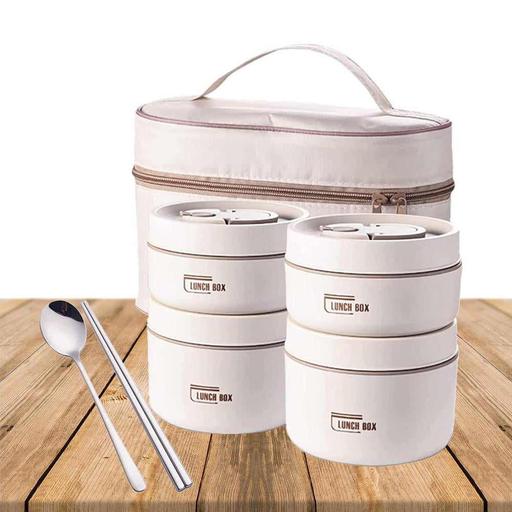 KOPOK Containers for hot food, soup vessel, Insulated Lunch box Container  Hot Food Jar Stainless Steel Vacuum Bento with Spoon for Office Travel