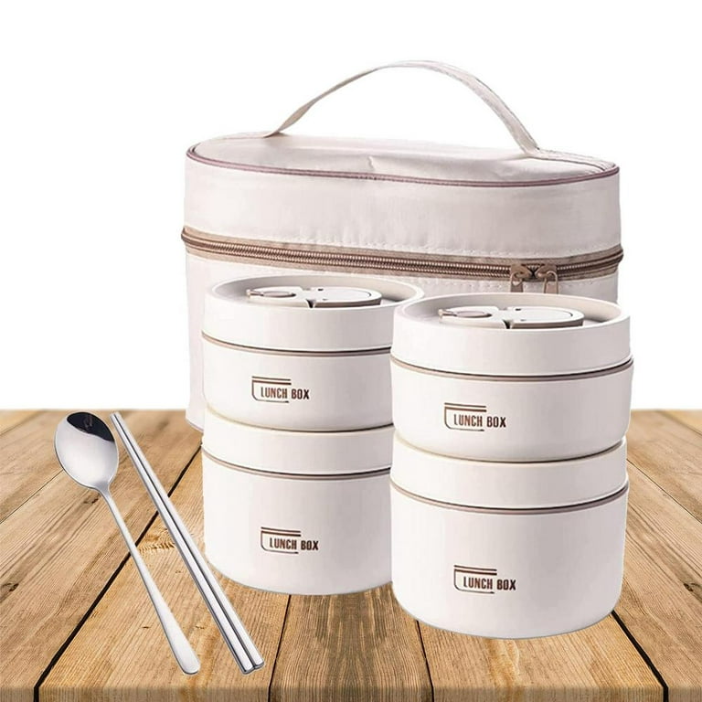 Hot Food Container Round Heat Stainless Steel Thermal Lunch Box For New  Thermos