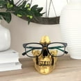 thumbnail image 3 of TOOPOOT Skull Glasses Stand Holder, Creative Eyeglasses Holder, Sunglasses Spectacle Display Rack, Key Holder Resin Sculptures for Entryway, Home, Office, Desk, Nightstand, 3 of 8