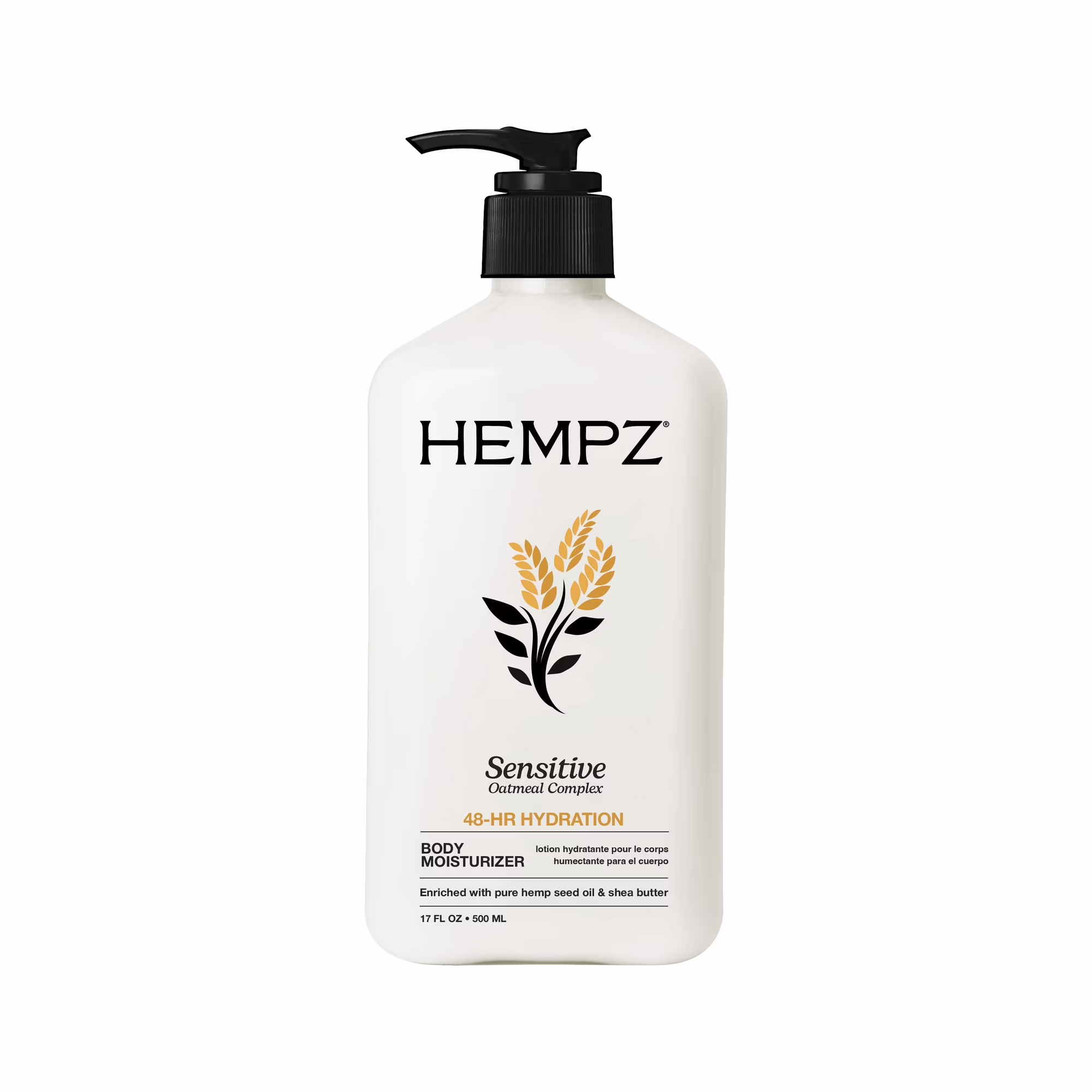 Hempz Sensitive Skin Herbal Body Moisturizer -17 oz.