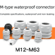 thumbnail image 1 of Conector de cable tipo M Conector impermeable Rosca fija Conector impermeable M12 * 1.5, 1 of 5
