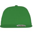 thumbnail image 2 of Result - Gorra/Visera Unisex Visera plana original Mono-color Modelo Bronx Core con cierre Snapback (Verde esmeralda), 2 of 2