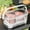 White, variant on JunYeShi Clearance Under $2.00 Outdoor Fresh-keeping Box Picnic Camping Food Grade Partitioned Bento Box Basket Sealed Refrigerator Transparent Fruit Storage Box